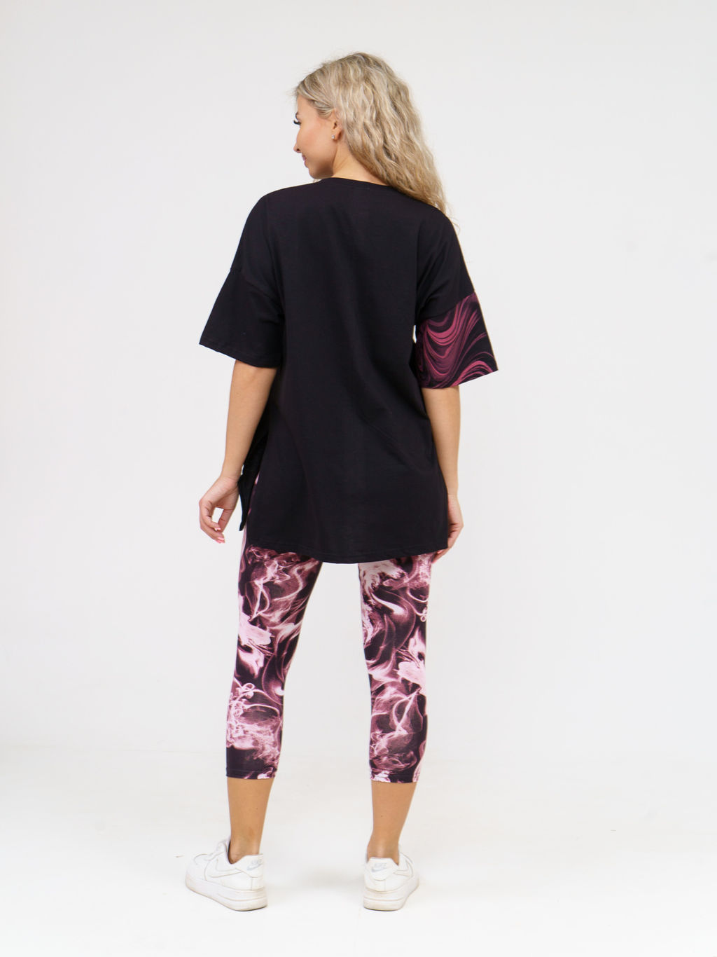 909 Костюм "черный/бордо"