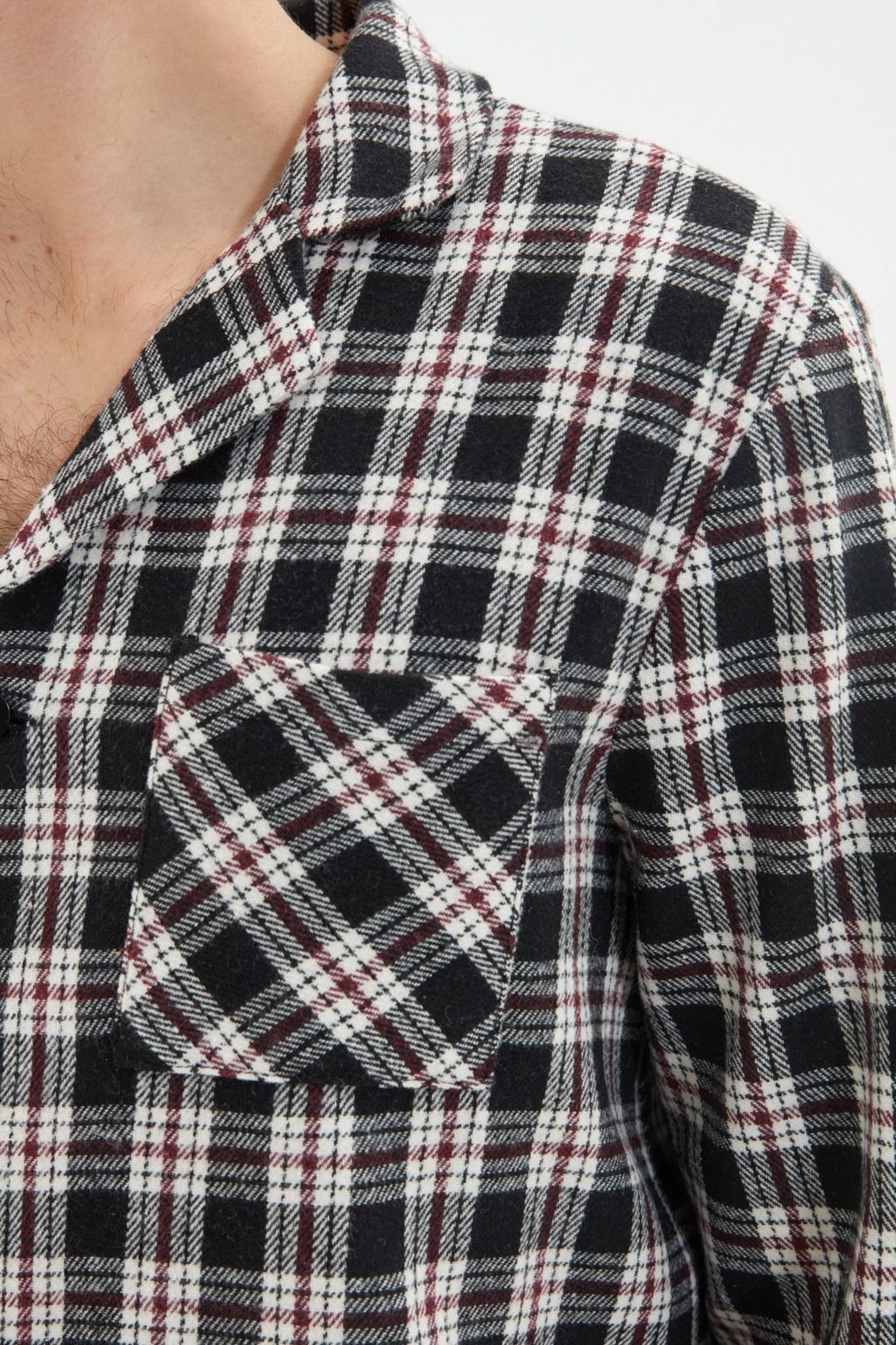 TRENDYOL MAN Siyah Regular Fit Ekose Dokuma Pijama Tak?m? TMNAW22PT1078 - Trendyolmilla фото 4