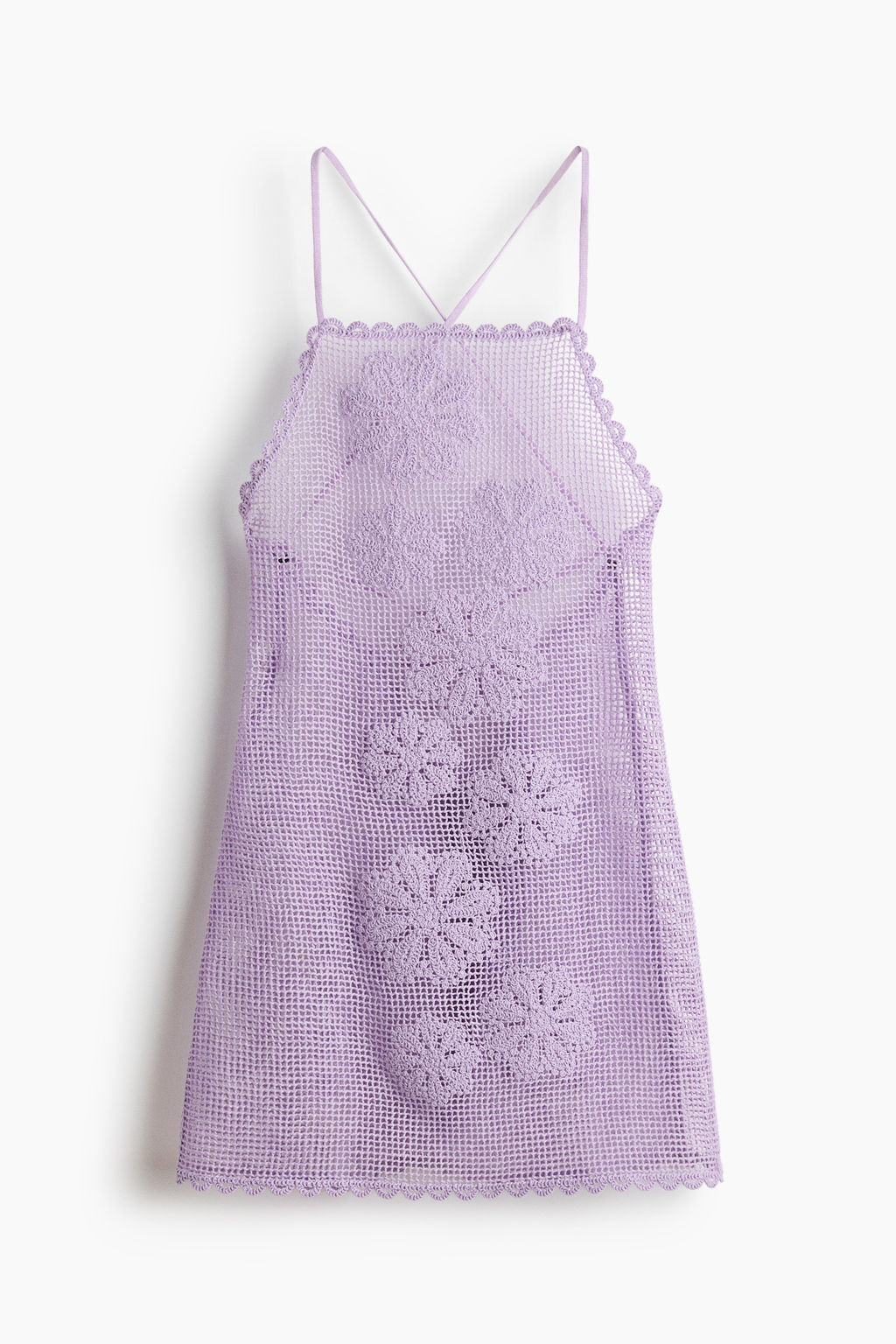 Vestido playero efecto crochet - H&m фото 9
