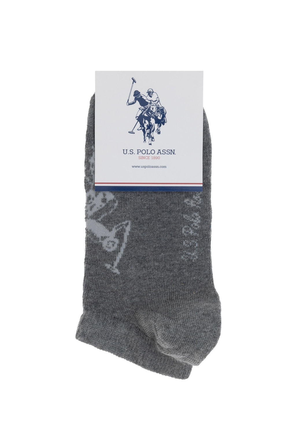 Kad_n Gri Melanj _orap Sepette S_rpriz _ndirim - U.s. polo assn фото 4