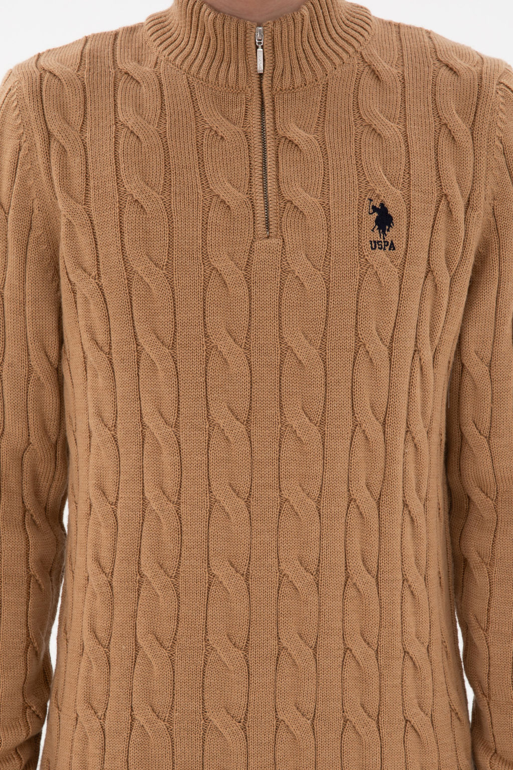Erkek Camel Melanj Kazak - U.s. polo assn фото 6