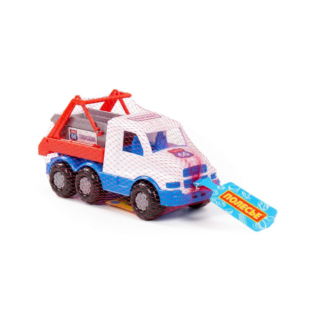 Гоша, автомобиль-коммунальная спецмашина (бело-синяя) - Полесье фото 6