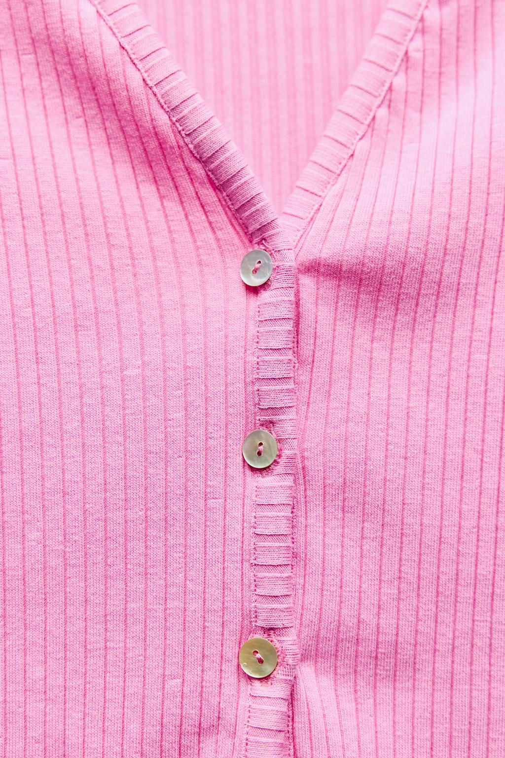 RIBBED CARDIGAN - Zara фото 13