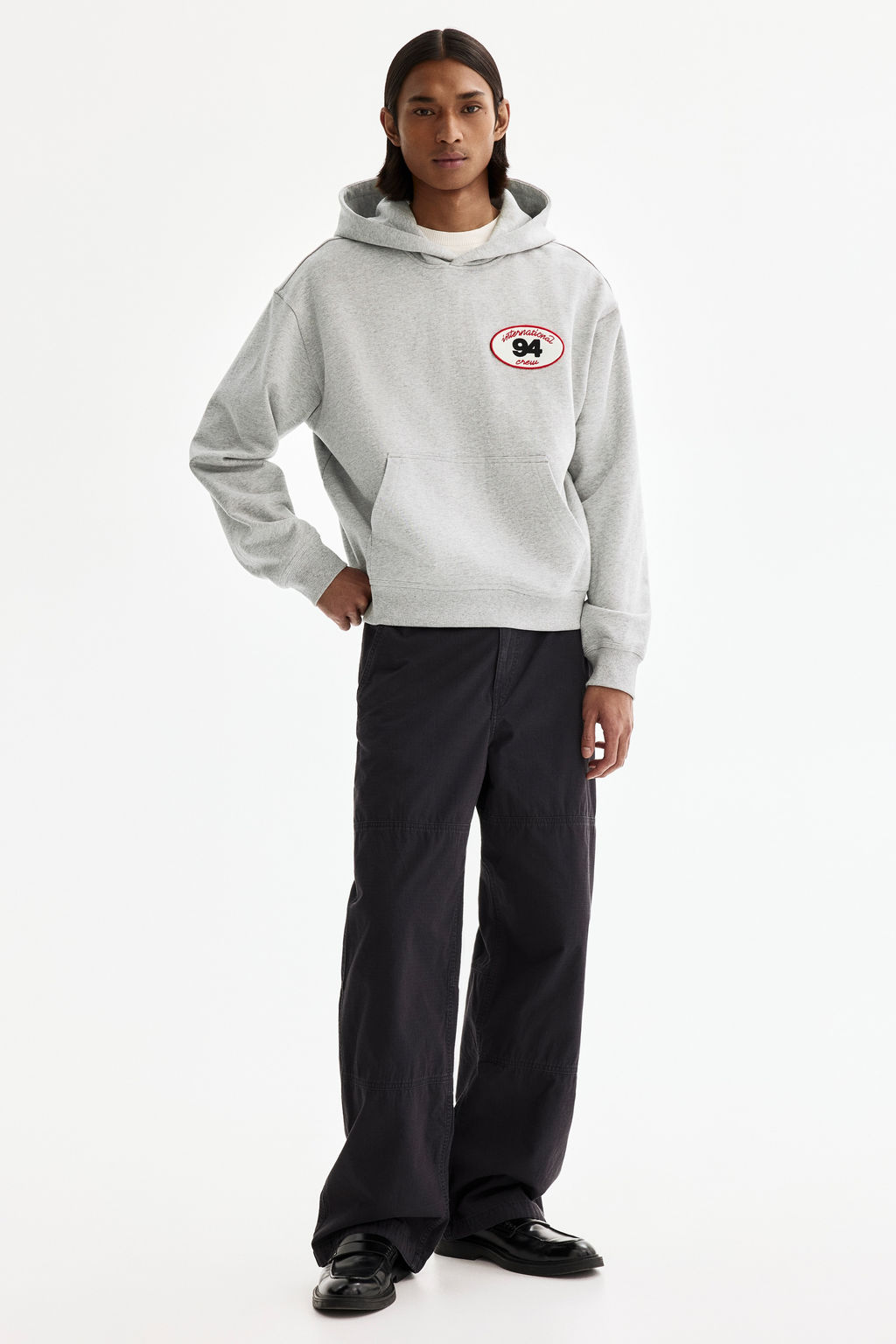 Sudadera con motivo y capucha Loose Fit - H&m фото 6