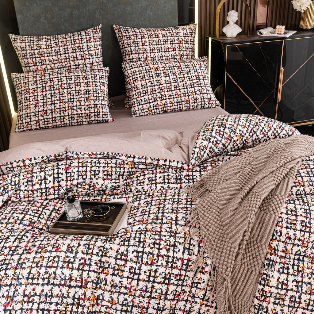 Комплект постельного белья Люкс Сатин 100% хлопок на резинке AR339 2 спальный/70-70 2 шт;50-70 2 шт - Ситрейд фото 2