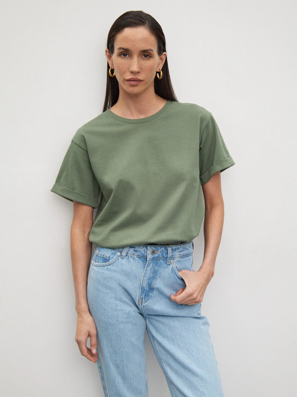 ЕМКА / Футболка однотонная - Emka фото 4