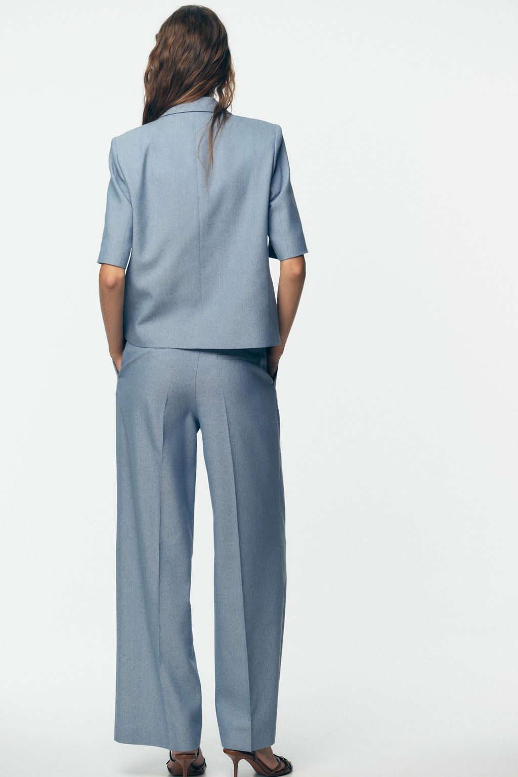 STRAIGHT-LEG TROUSERS WITH DARTS - Zara фото 4