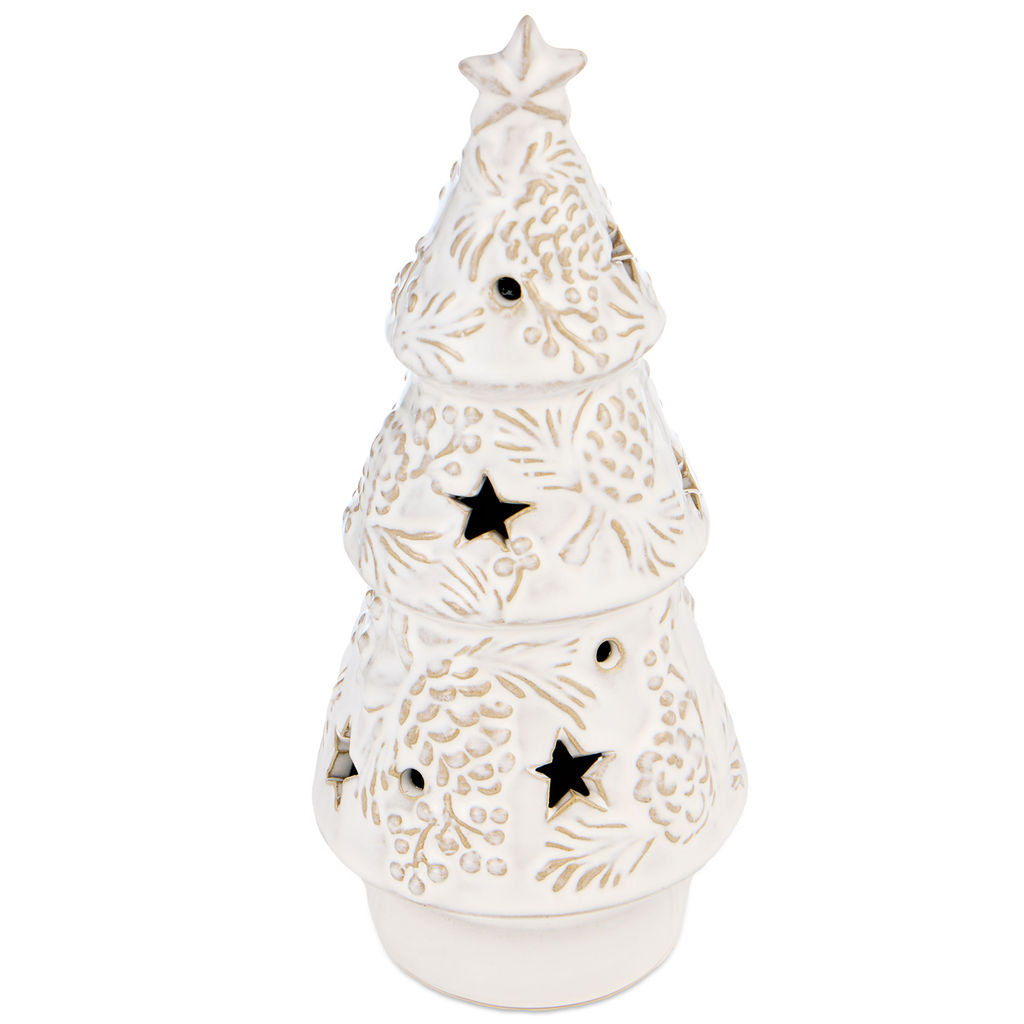 ФИГУРКА ЕЛКА С LED-ПОДСВЕТКОЙ КОЛЛЕКЦИЯ PINE CONES, 10*10*22,5 СМ - Bronco фото 5