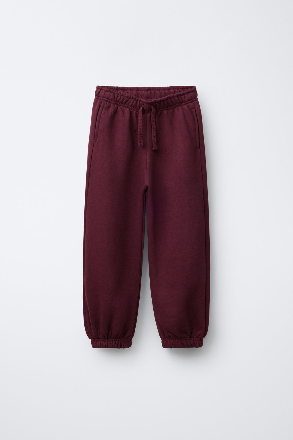 CONJUNTO SUDADERA Y PANTAL?N JOGGER / Burgundy - Zara фото 4