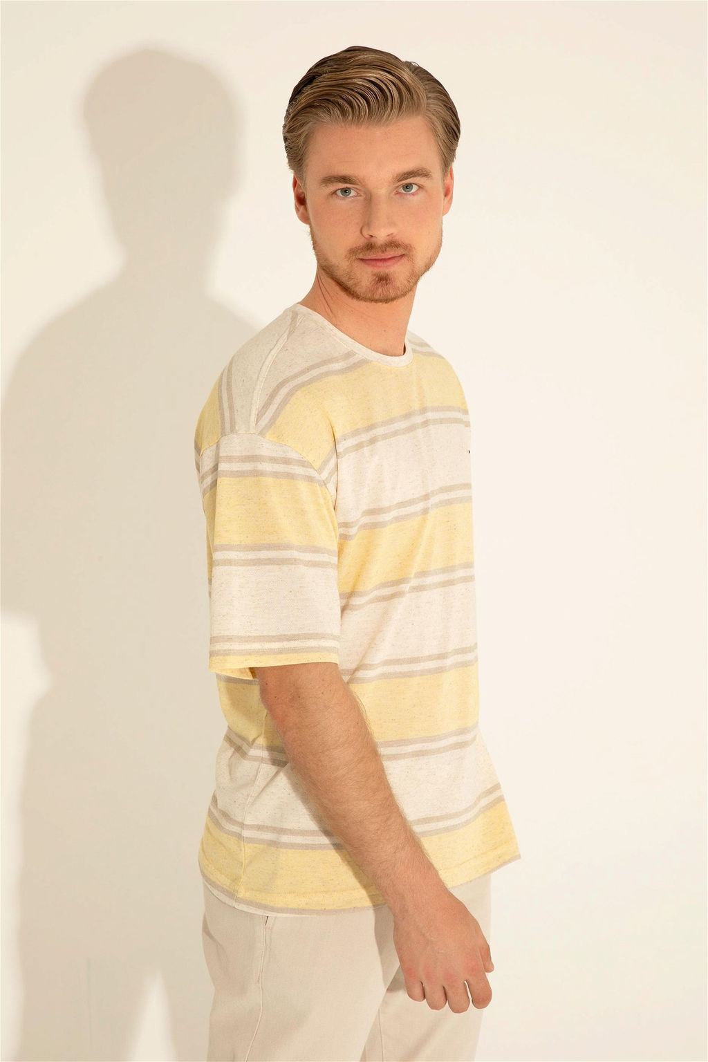 Мужская шафрановая футболка - U.s. polo assn фото 11