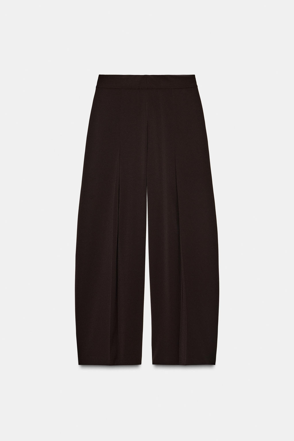 PANTAL?N WIDE LEG ZW COLLECTION / Marr?n - Zara фото 6