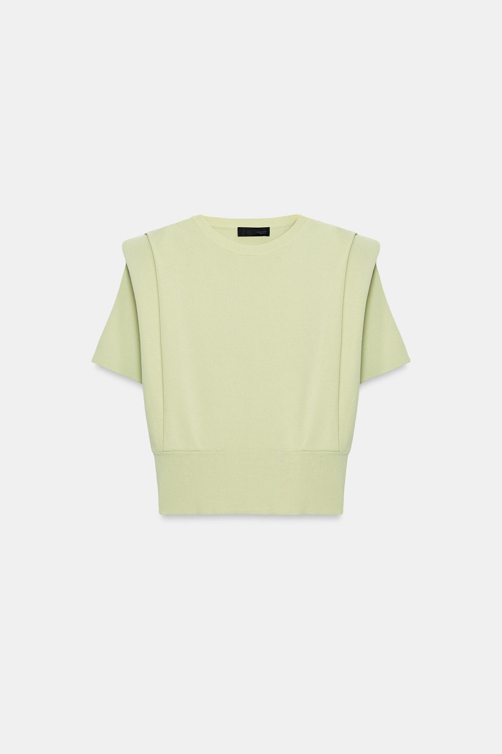 TOP PUNTO HOMBRERAS / Verde pastel - Zara фото 4
