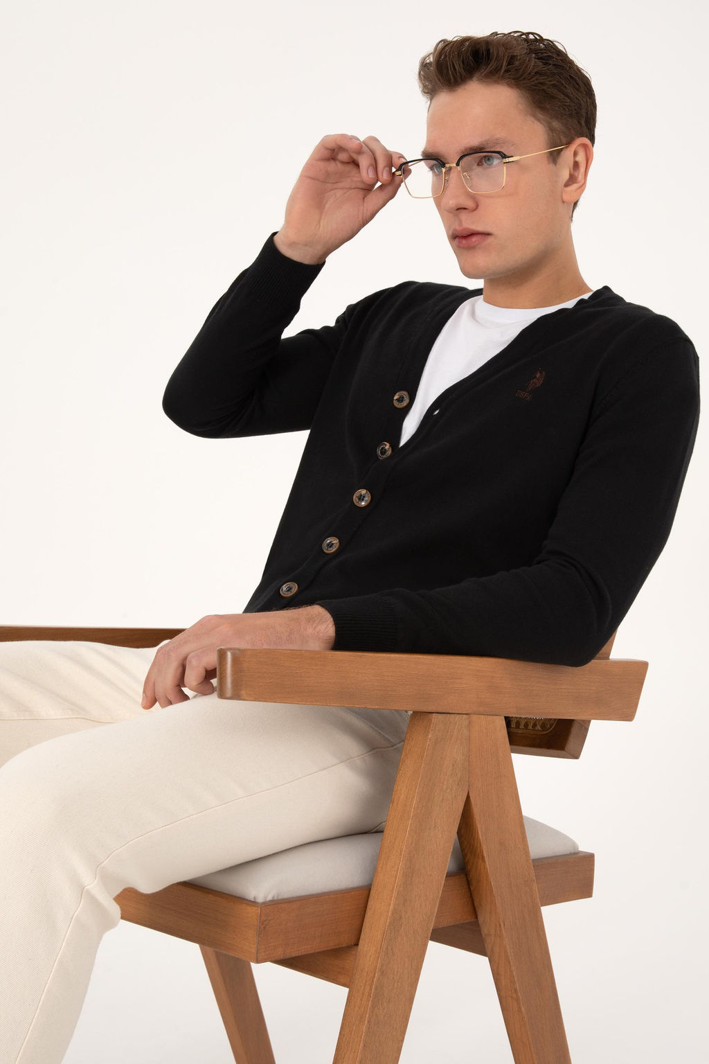 Erkek Siyah Basic Triko H_rka - U.s. polo assn фото 10