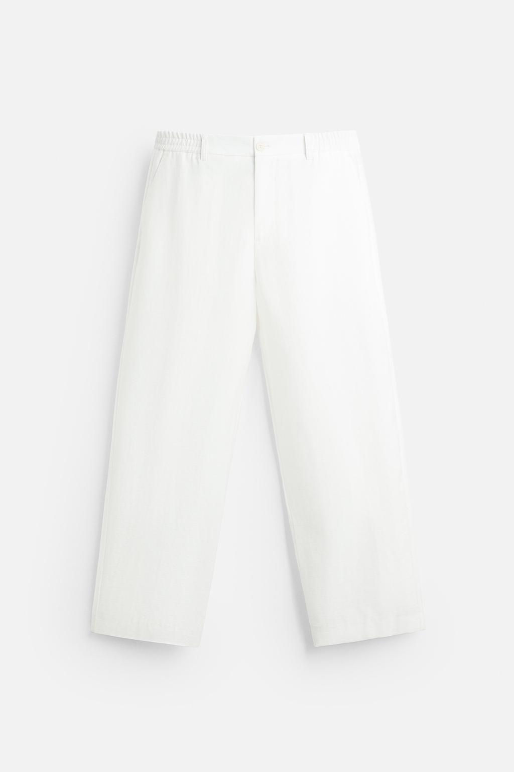 LYOCELL BLEND TROUSERS - Zara фото 6