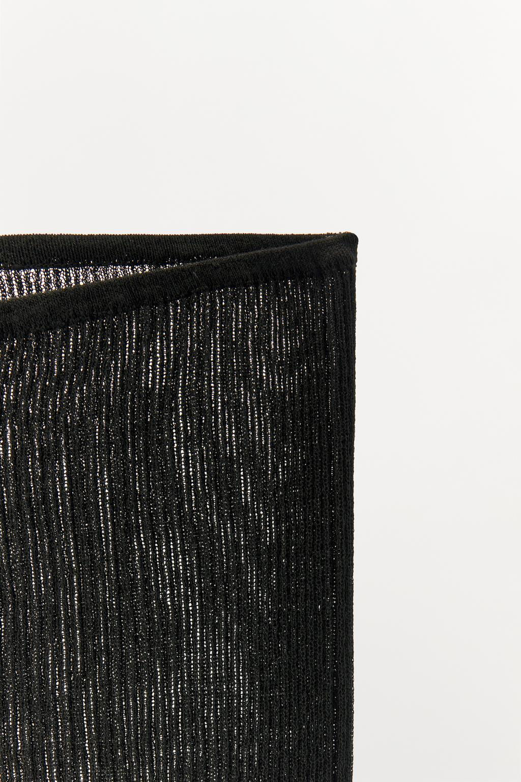 RIBBED FINE KNIT TROUSERS - Zara фото 6