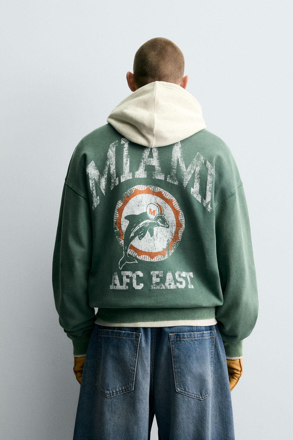 NFL MIAMI DOLPHINS CREWNECK SWEATSHIRT - Zara фото 3