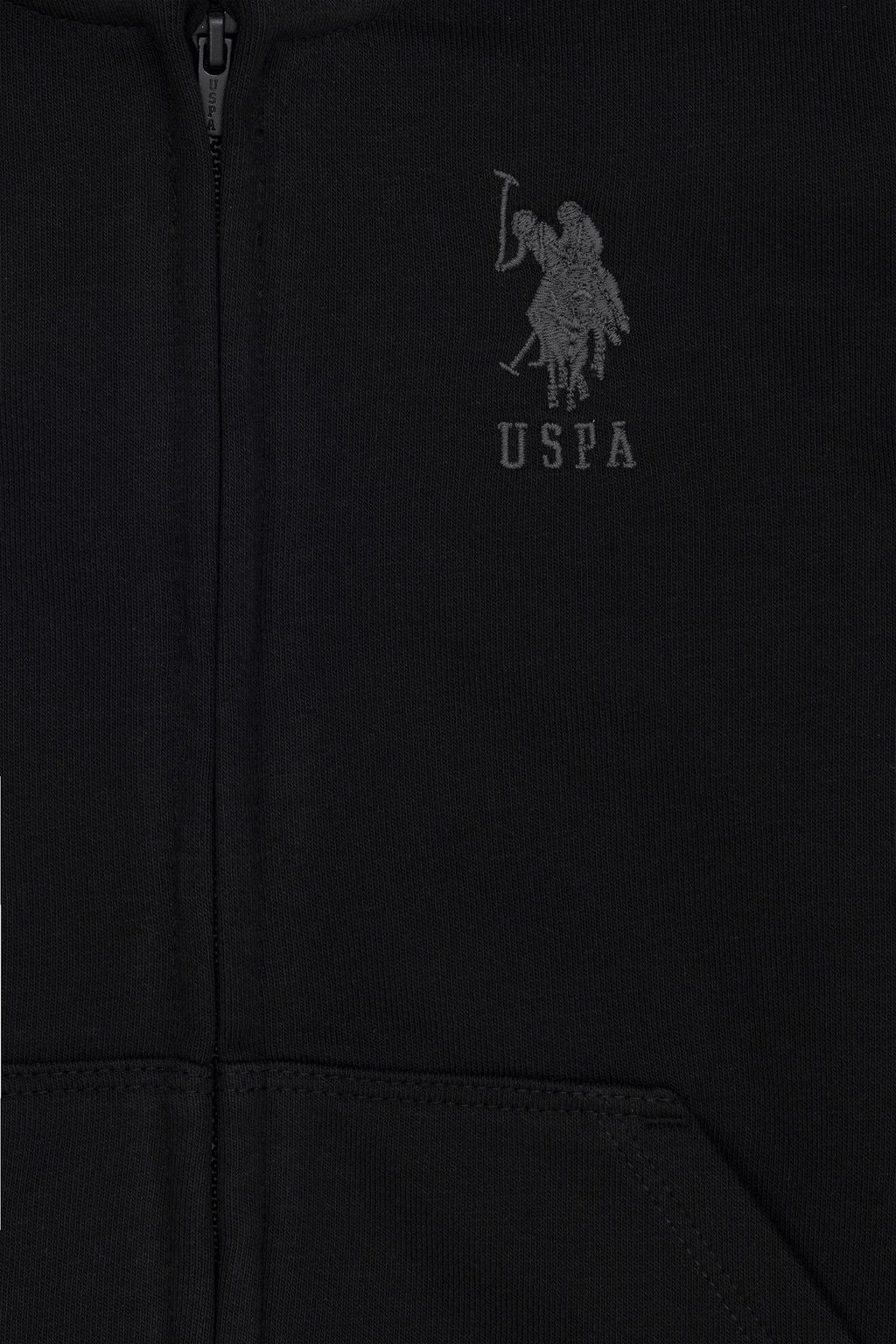Черный базовый свитшот для мальчика - U.s. polo assn фото 3