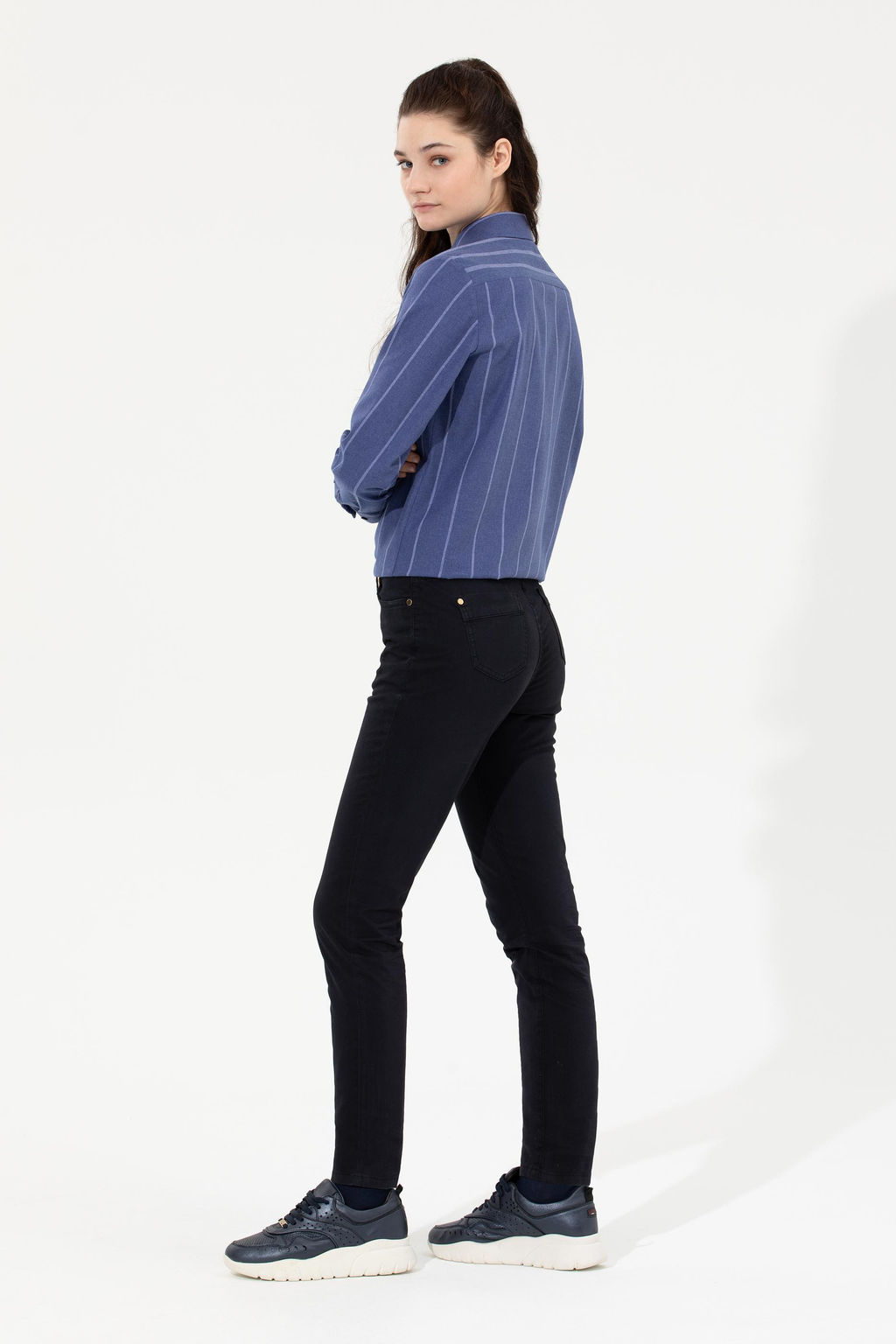 U. S. Polo Assn Женские темно-синие брюки - U.s. polo assn фото 4