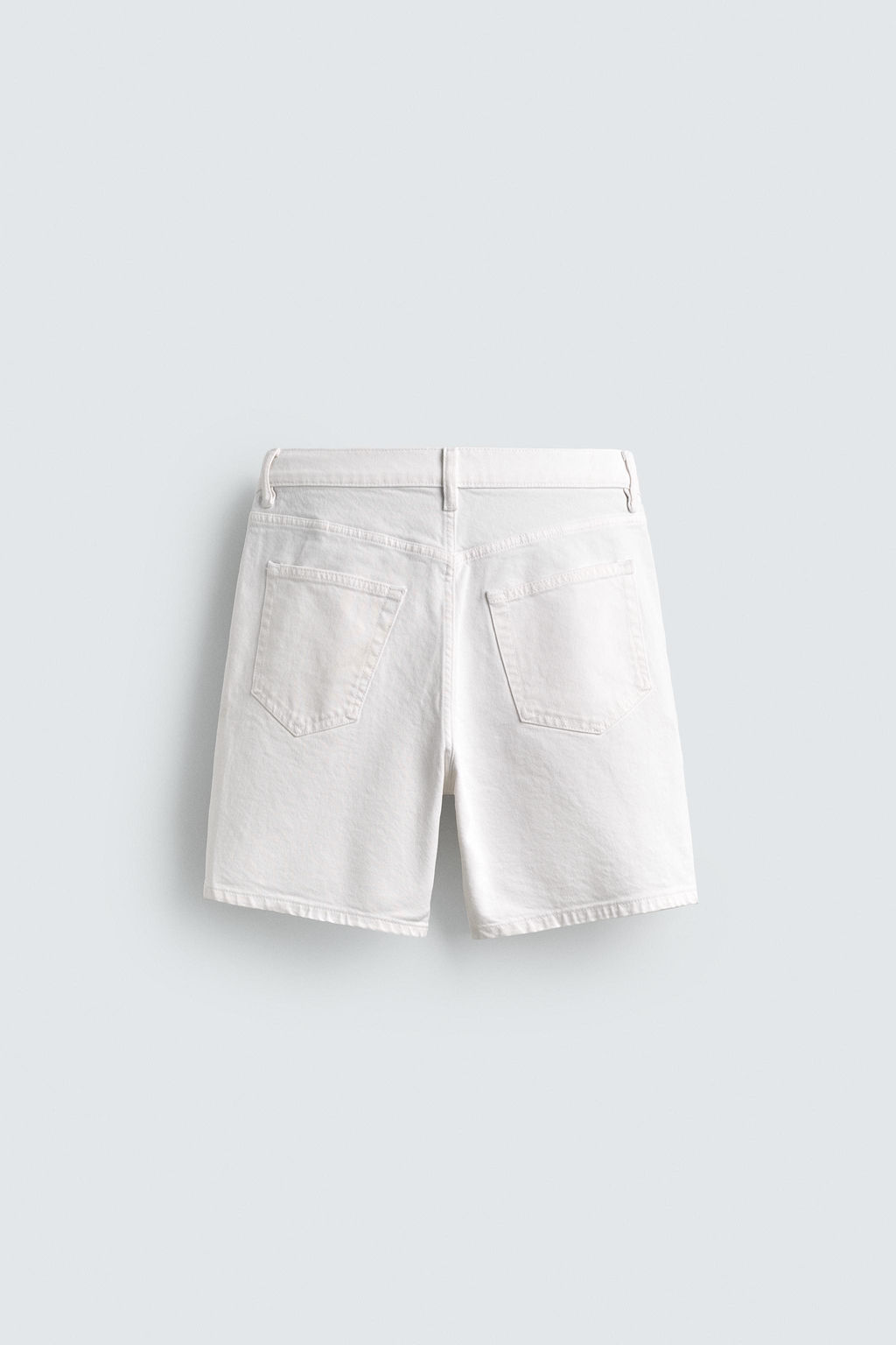 BERMUDA DENIM REGULAR FIT / Blanco roto - Zara фото 8