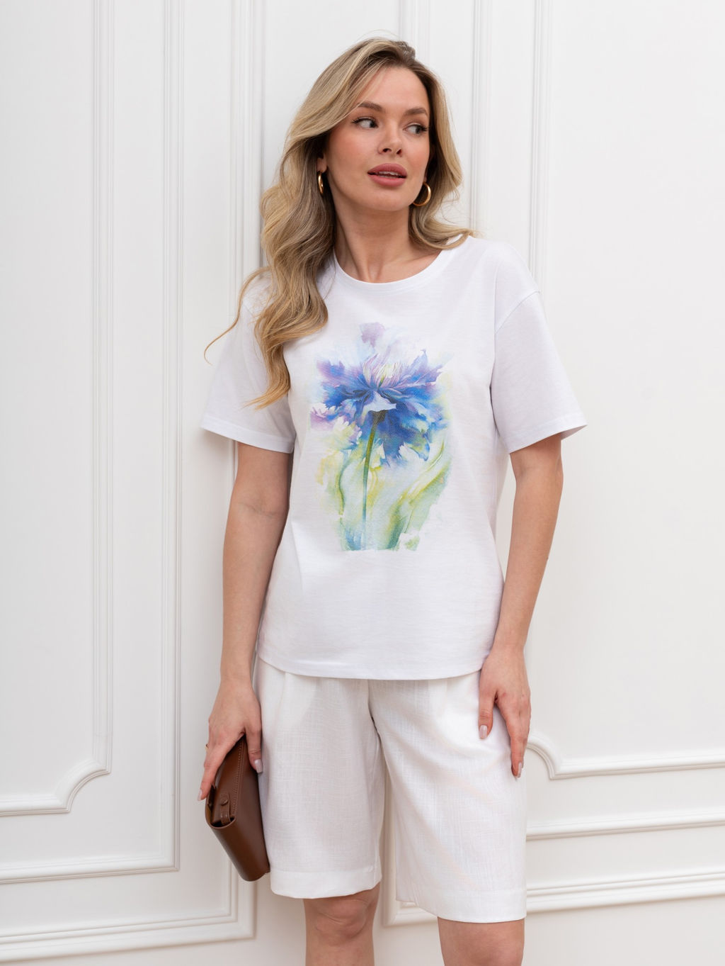 Шорты Сибелла-3 из вискозы со льном - Виотекс фото 30