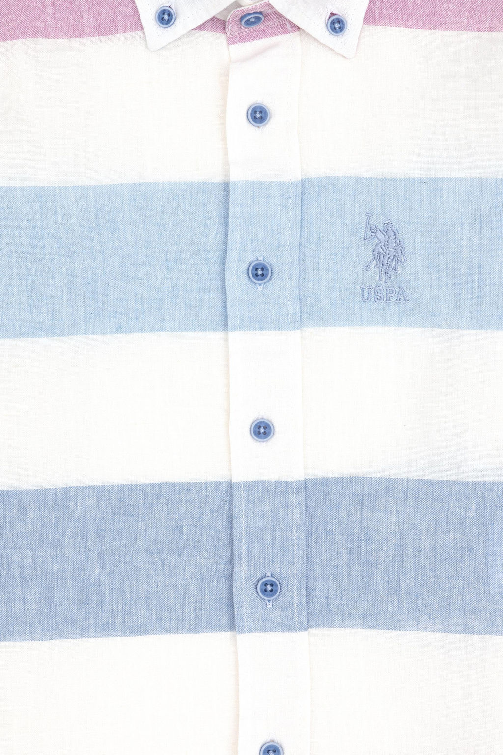 Темно-синяя рубашка с длинным рукавом для мальчика - U.s. polo assn фото 4