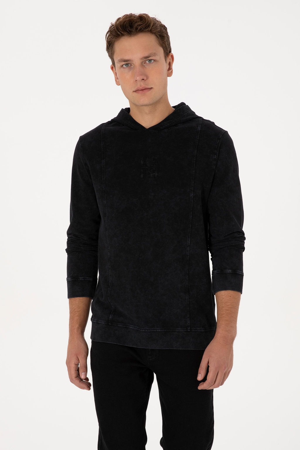 Erkek Siyah Sweatshirt