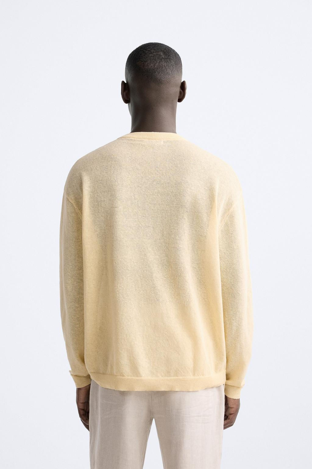 LINEN BLEND SWEATER - Zara фото 3