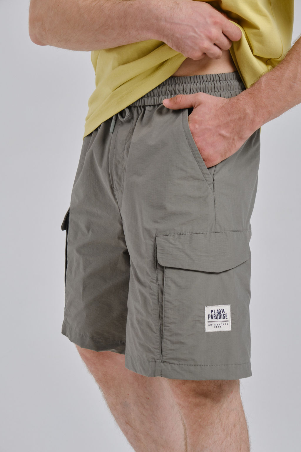 Шорты текстильные Оливковый - Anta фото 3