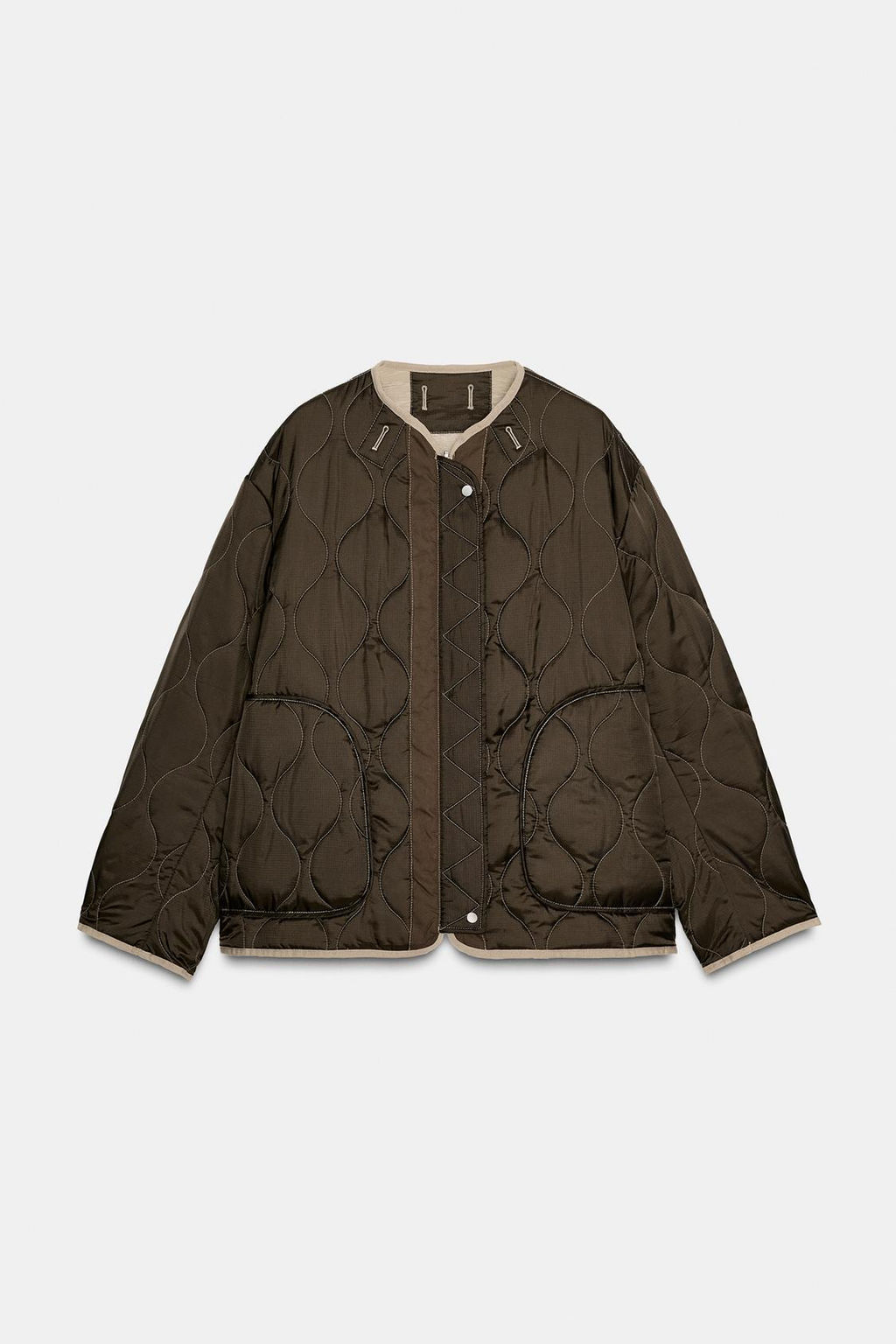 ZW COLLECTION REVERSIBLE QUILTED JACKET - Zara фото 18