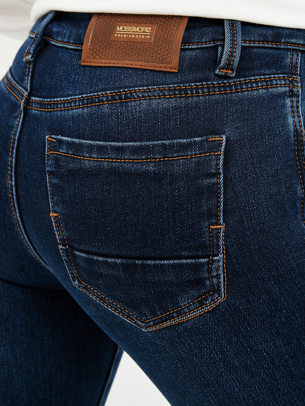 Утепленные женские джинсы широкого кроя с начесом - Mossmore фото 5