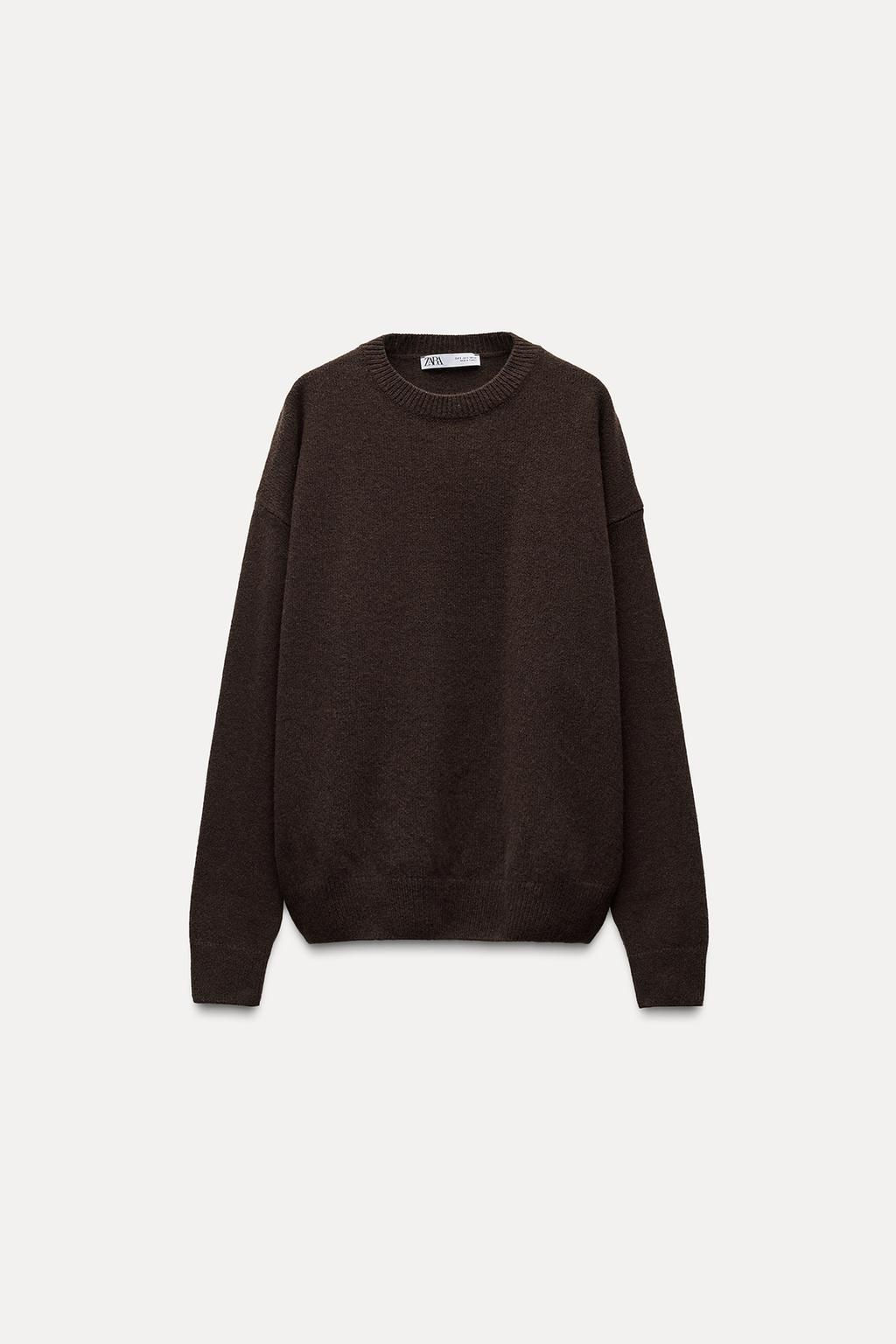 PLAIN CASHMERE AND WOOL SWEATER - Zara фото 9