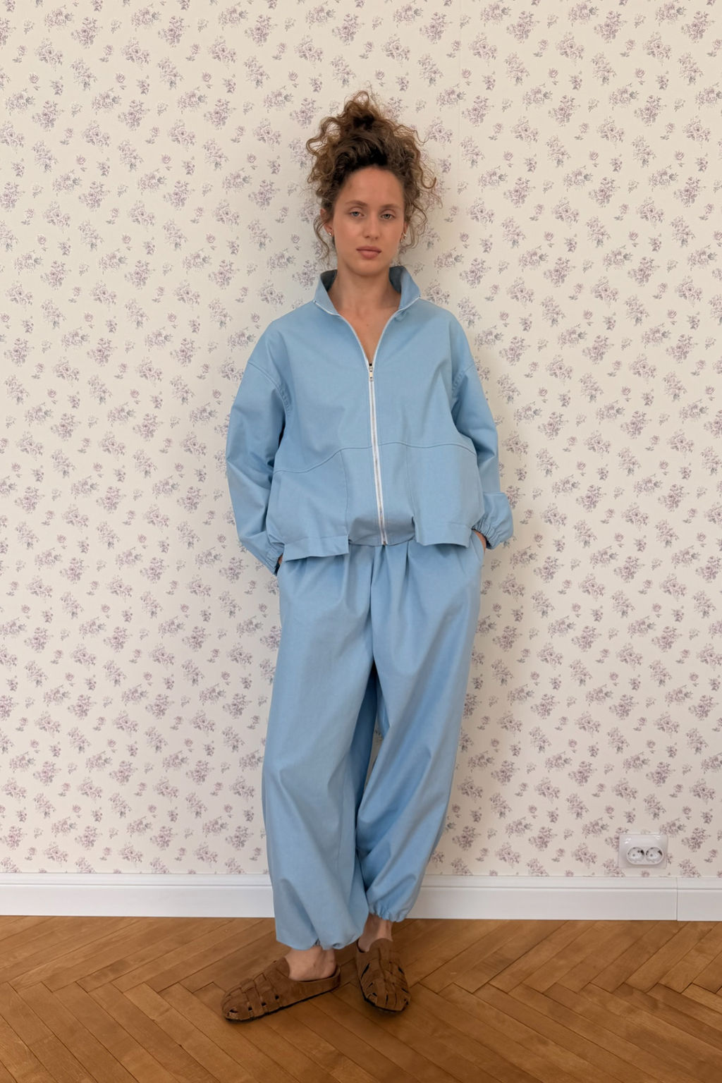 Жакет женский ЗЕФИР120/01/Голубой - M&G all natural фото 2