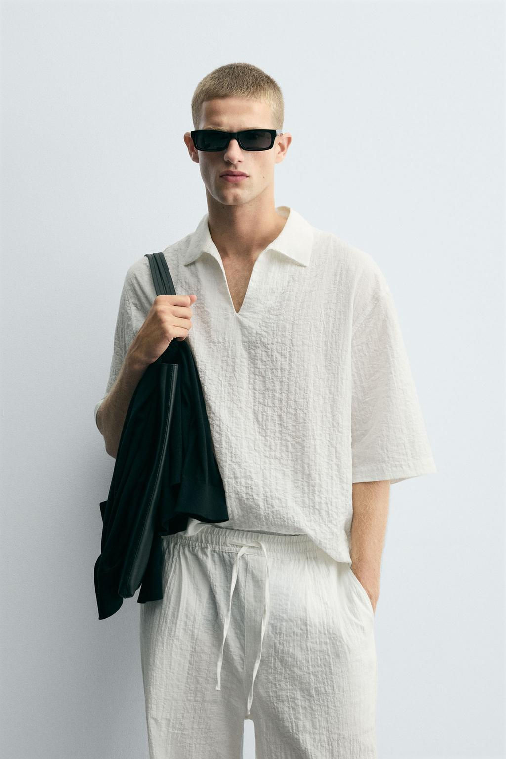 TEXTURED POLO SHIRT - Zara фото 2