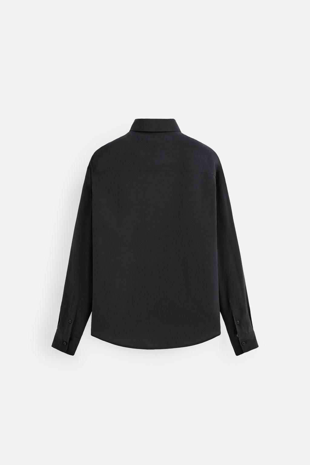 FLOWING SHIRT WITH POCKET - Zara фото 18