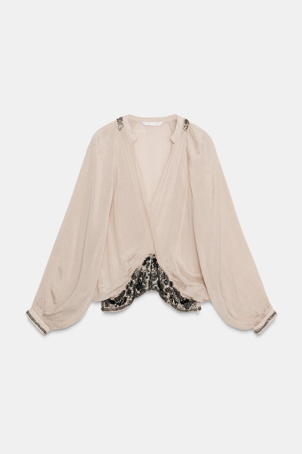 ZW COLLECTION BEADED SASH BLOUSE