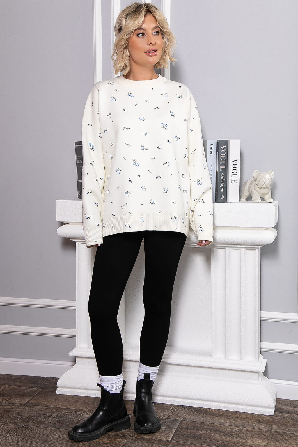 Лосины в рубчик утепленные - Lt collection фото 24