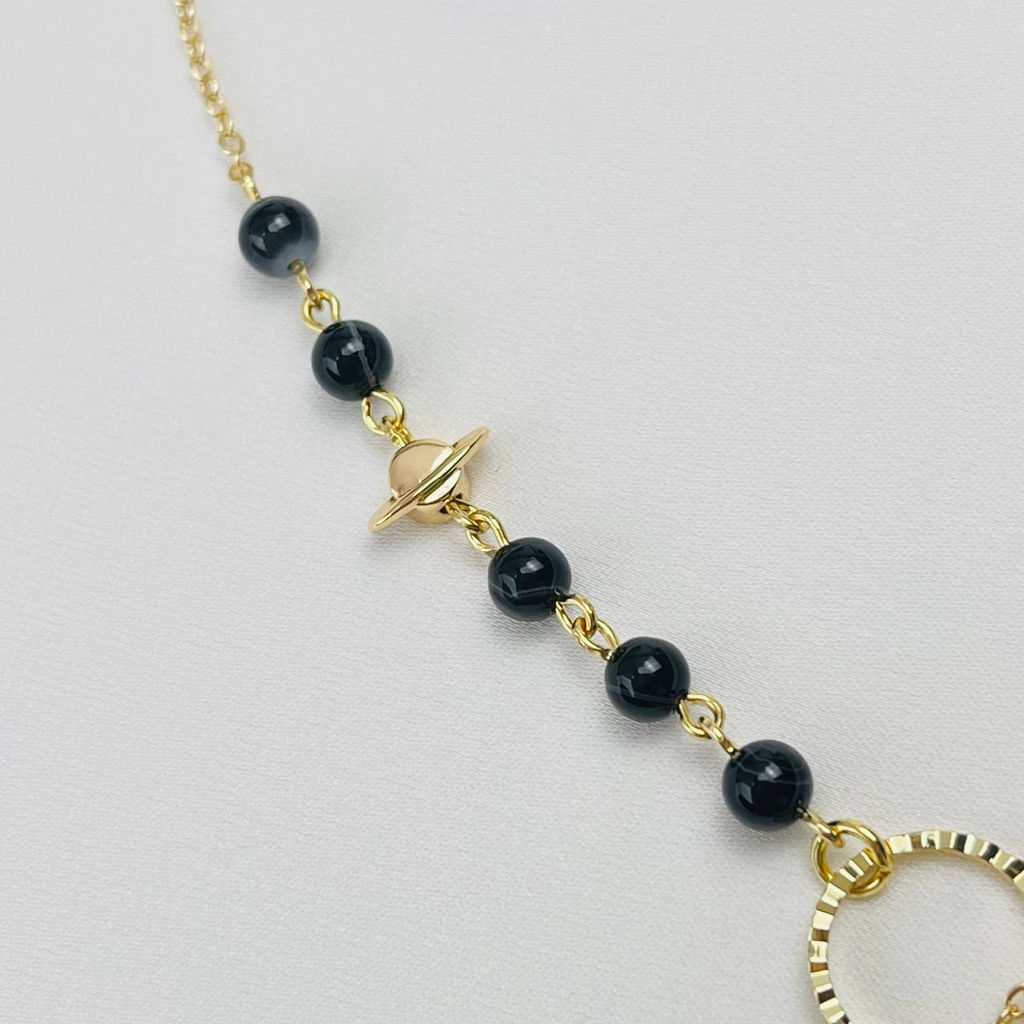 Колье на цепочке с Агатом 45 см