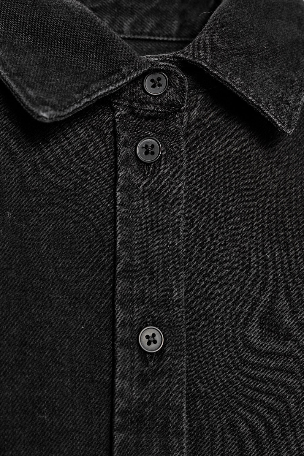 ZW COLLECTION SLIM DENIM SHIRT - Zara фото 9