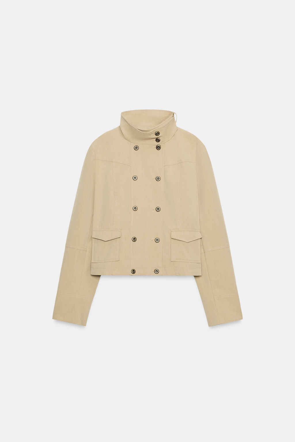 CHAQUETA CUELLO SUBIDO BOLSILLOS / Arena - Zara фото 3