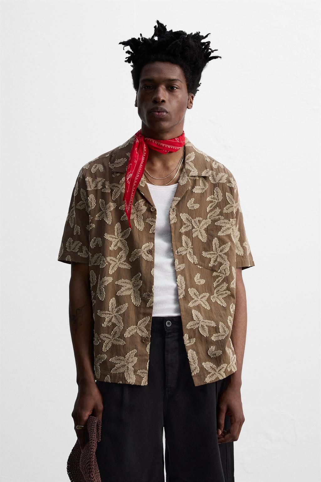 FLORAL JACQUARD SHIRT  OTIS KWAME KYE QUAICOE - Zara фото 2