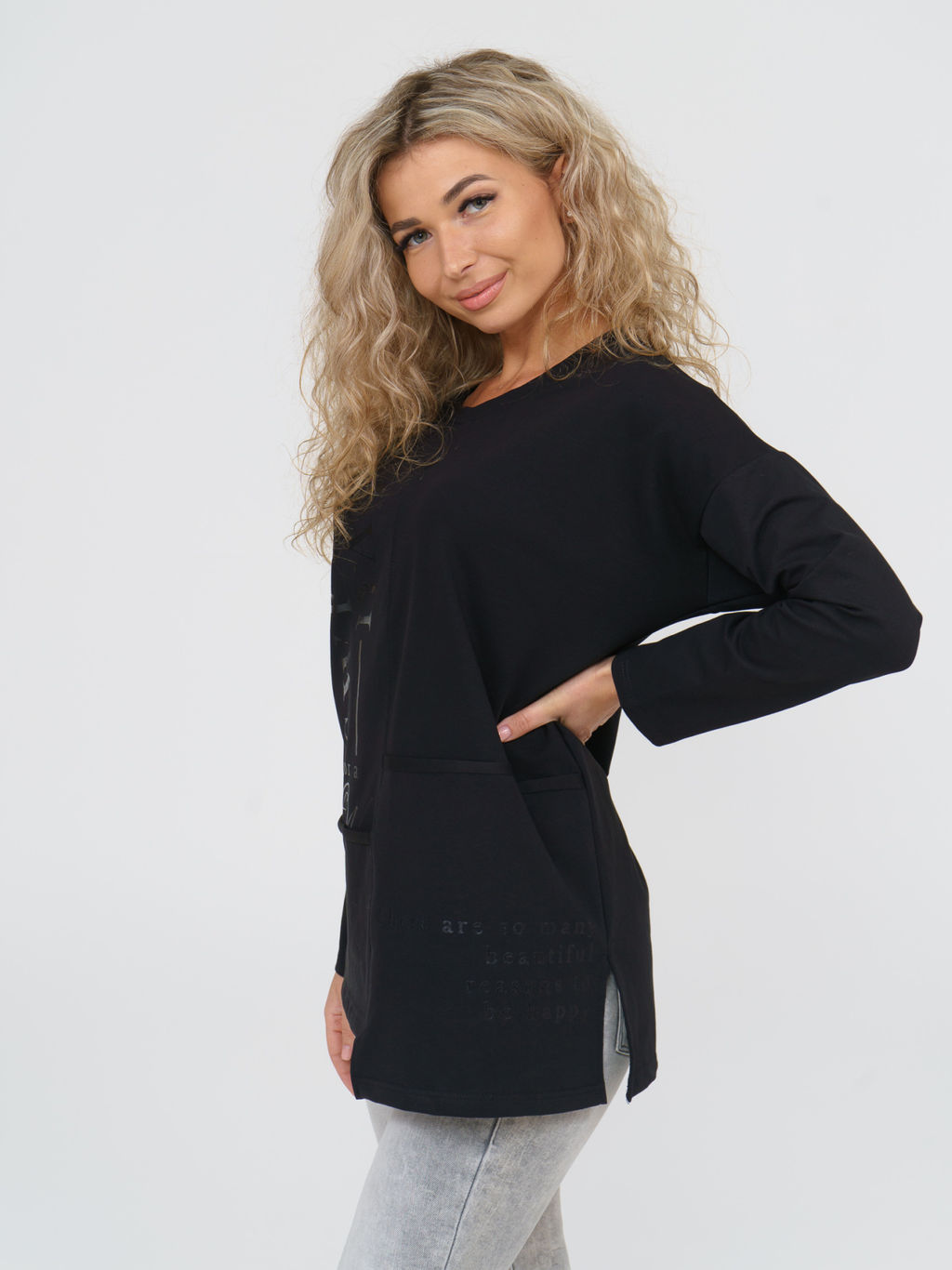 888 Туника "Черный"