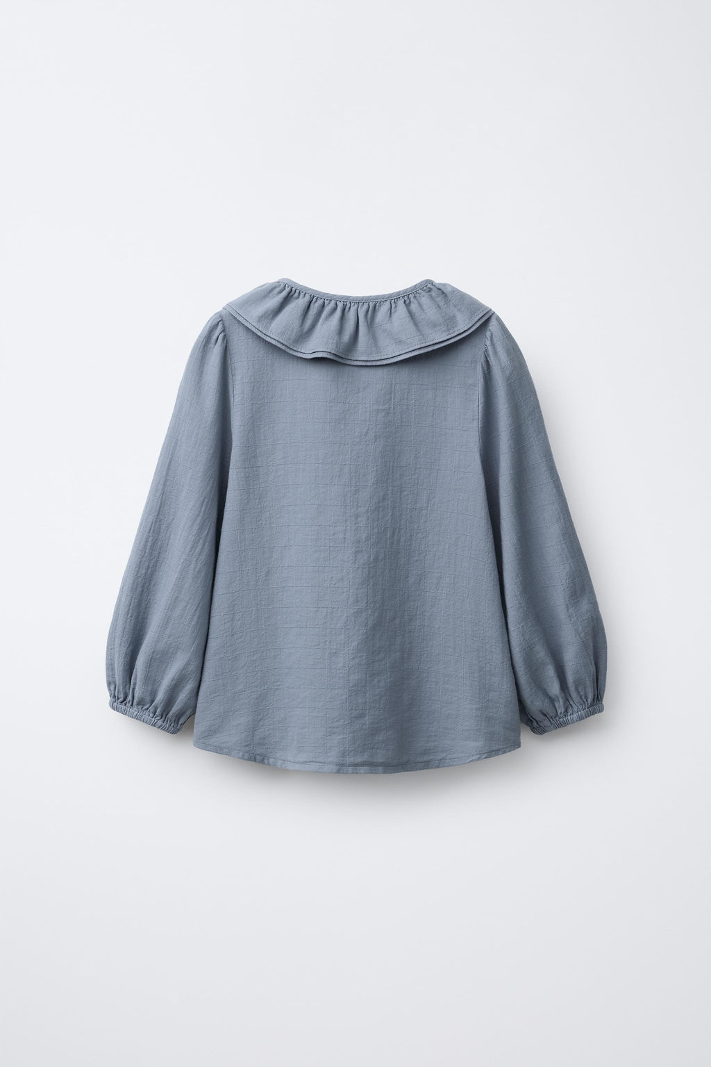 STRUCTURED SHIRT WITH PETER PAN COLLAR - Zara фото 2