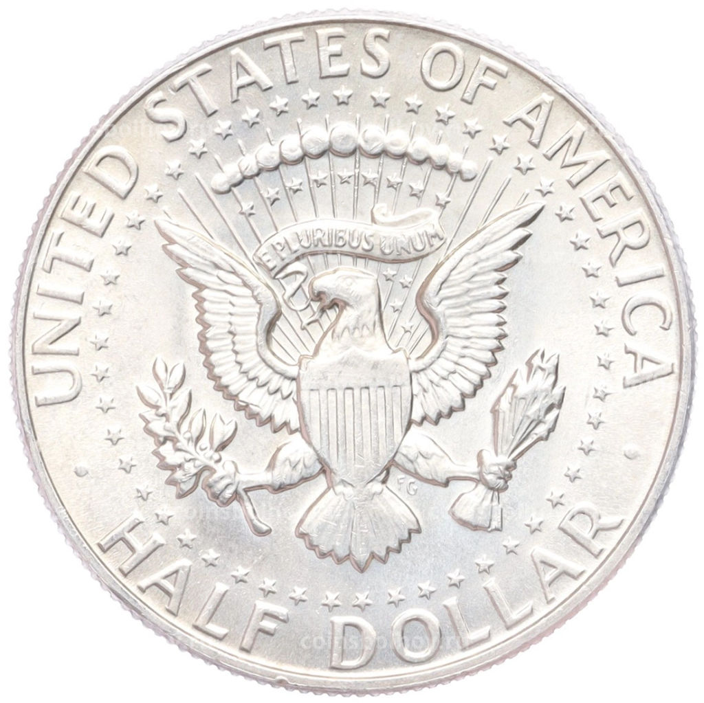 Монета 1/2 доллара (50 центов) 1967 года США