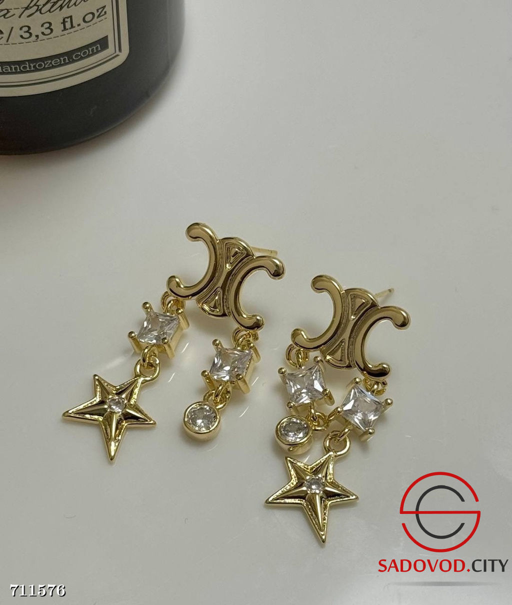 Женские серьги висюльки