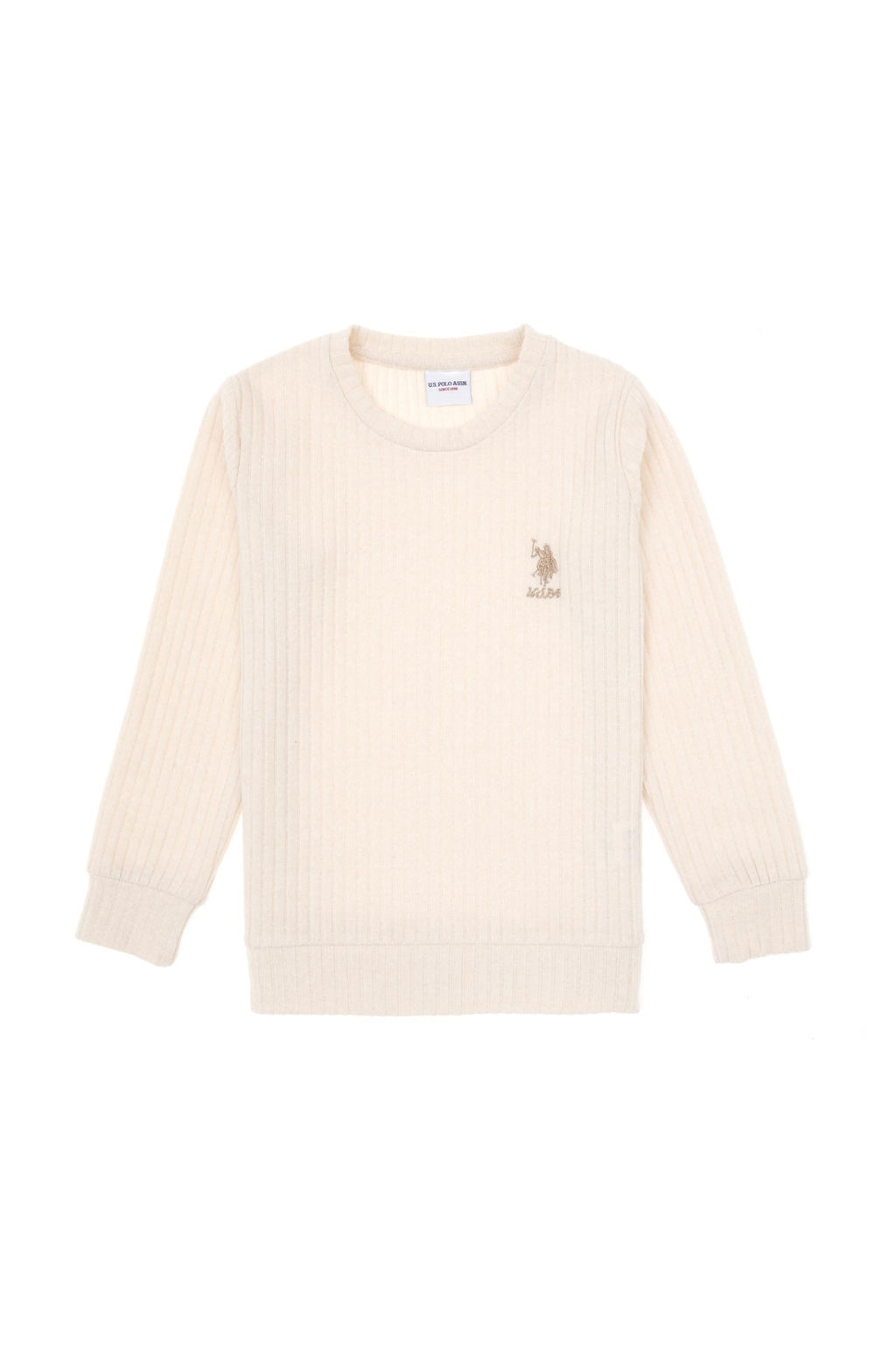 K_z _ocuk Bej Pijama Tak_m_ Sepette S_rpriz _ndirim - U.s. polo assn фото 3