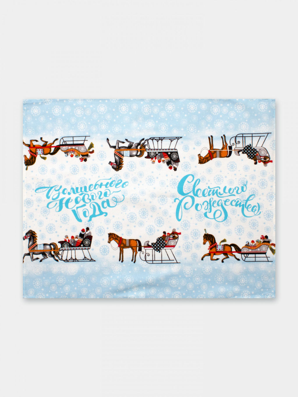 Полотенце вафельное Светлого Рождества - Хлопковый мир фото 5