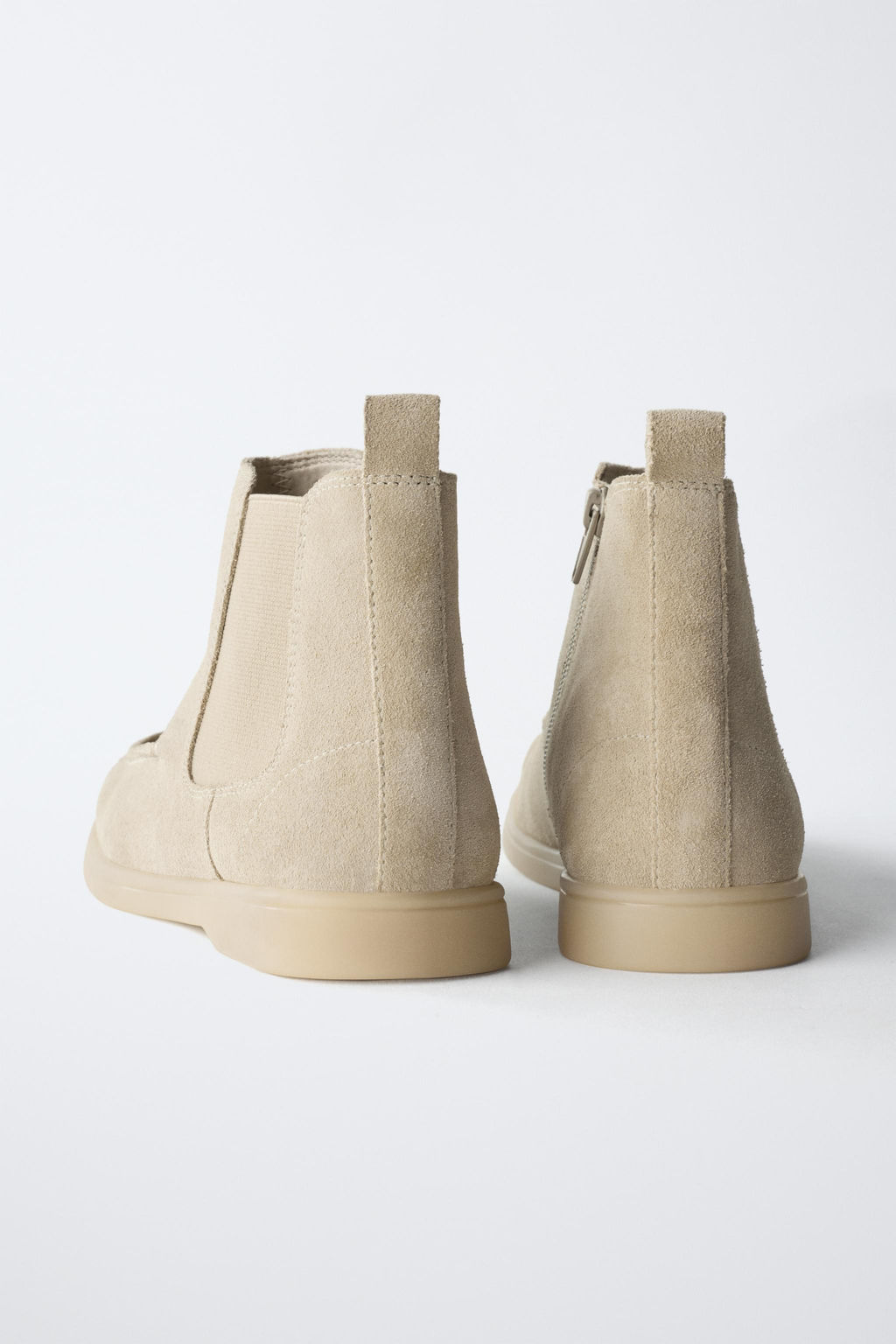 LEATHER DECK ANKLE BOOTS - Zara фото 12