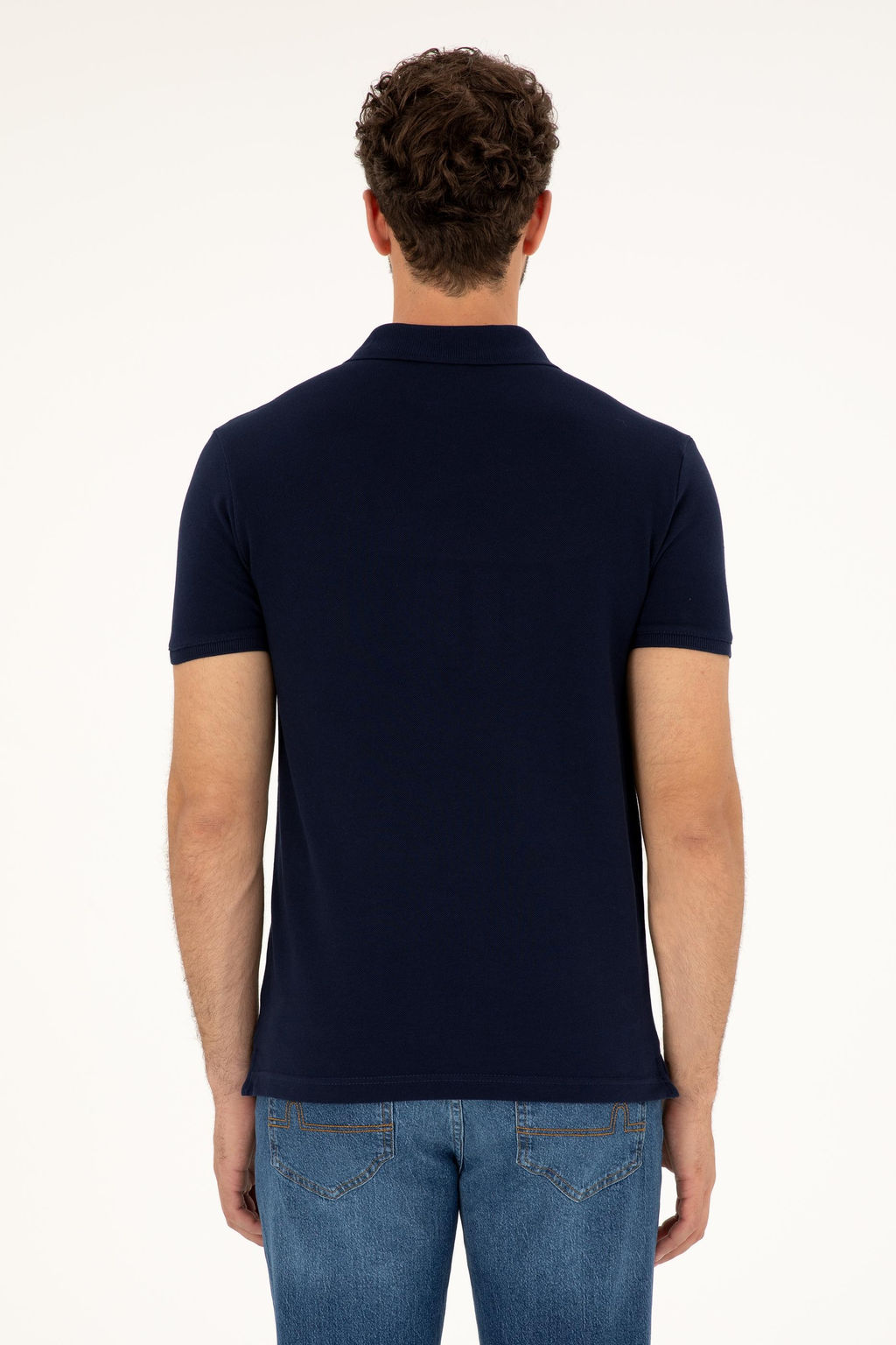 Мужская темно-синяя базовая футболка - U.s. polo assn фото 5