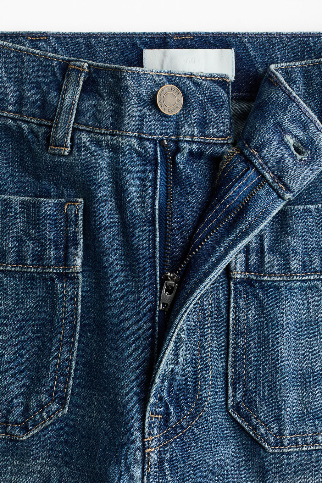 Straight High Waist Jeans - H&m фото 6