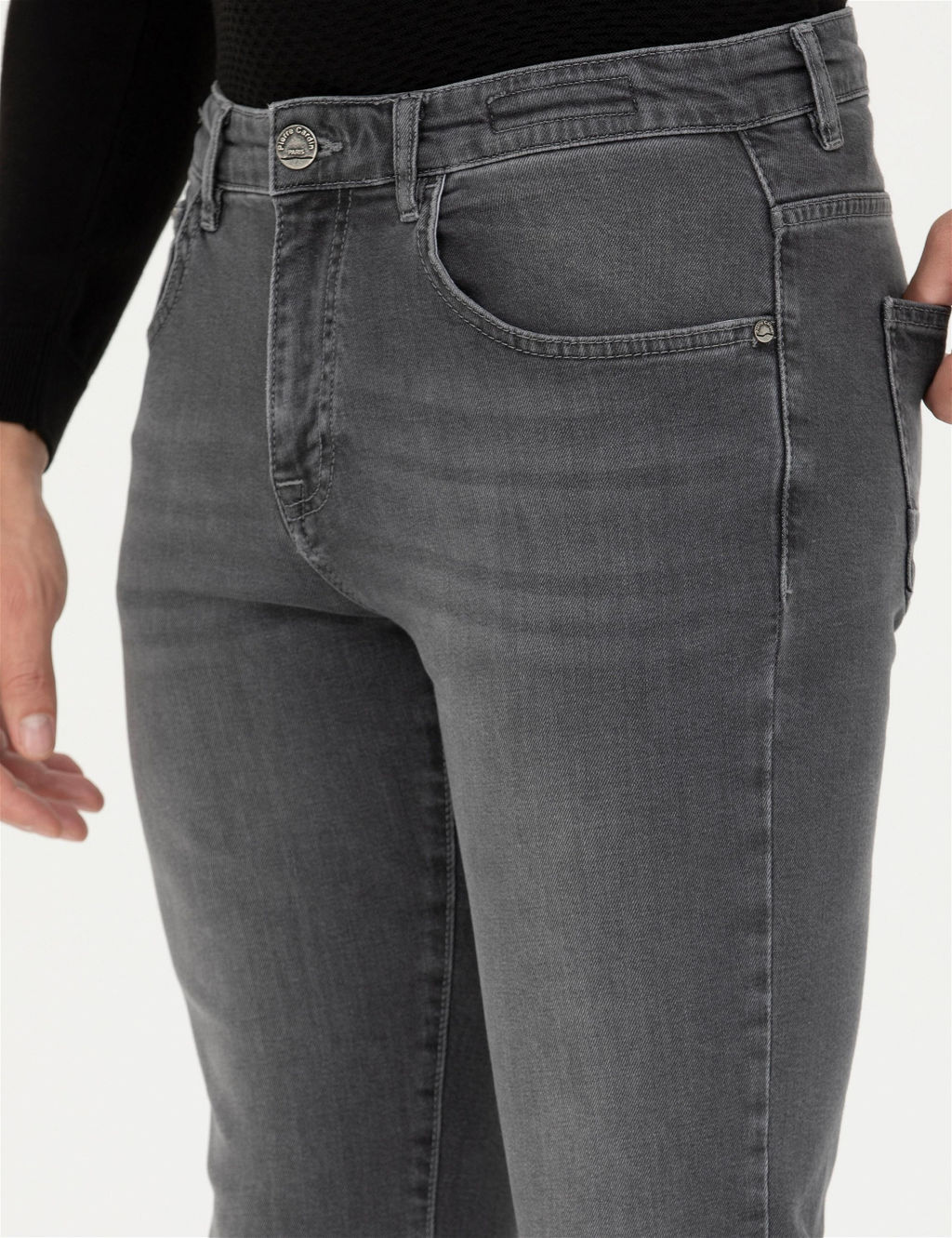 Gri Slim Fit Jean Pantolon - Pierre cardin фото 6